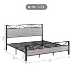 Metal Platform Bed - Chic Decora