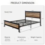 Metal Platform Bed - Chic Decora