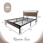 Metal Platform Bed - Chic Decora