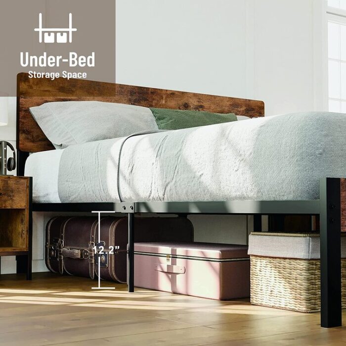 Metal Platform Storage Bed - Chic Decora