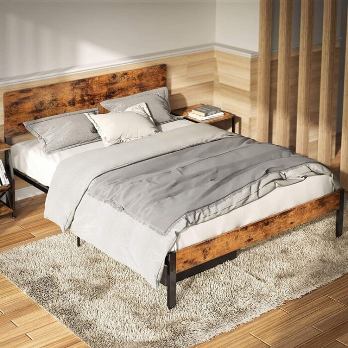 Metal Platform Storage Bed - Chic Decora