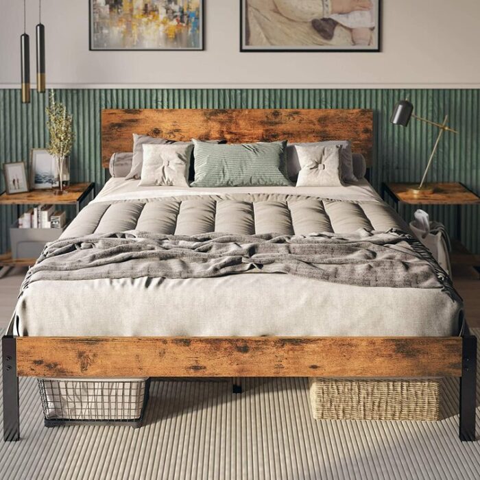 Metal Platform Storage Bed - Chic Decora