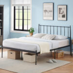 Metal Slat Bed - Chic Decora