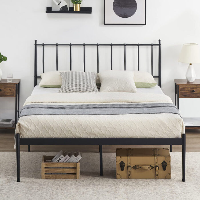 Metal Slat Bed - Chic Decora