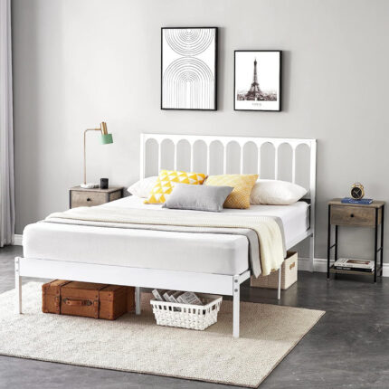 Upholstered Wingback Bed - Chic Decora