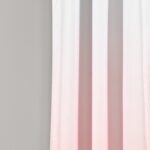 Mia Ombre Polyester Curtain Pair (Set of 2) - Chic Decora