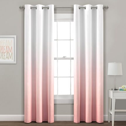 Devonia Polyester Room Darkening Curtain Pair (Set of 2) - Chic Decora