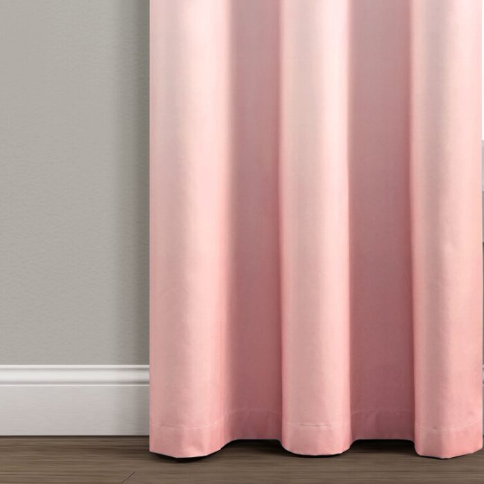 Mia Ombre Polyester Curtain Pair (Set of 2) - Chic Decora