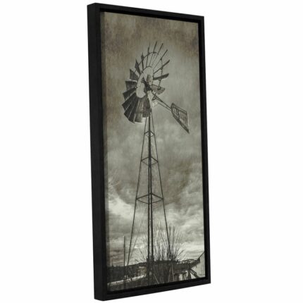 Midwest Windmill by Scott Medwetz Painting on Canvas - Chic Decora