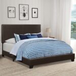 Mielke Vegan Leather Standard Bed - Chic Decora