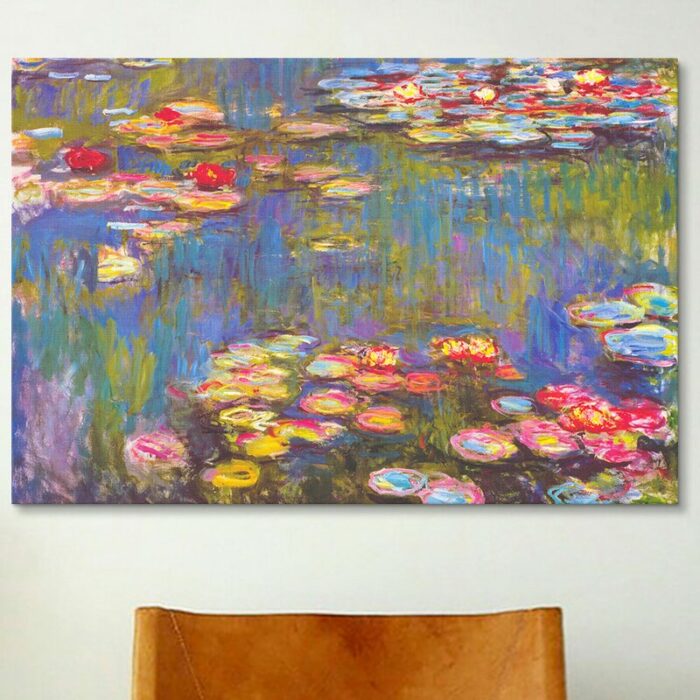 Miko ” Water Lilies, 1916 ” by Claude Monet - Chic Decora