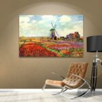 Miko ” Windmill ” by Claude Monet - Chic Decora