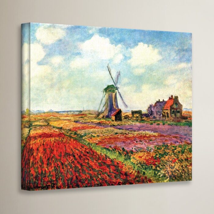 Miko ” Windmill ” by Claude Monet - Chic Decora