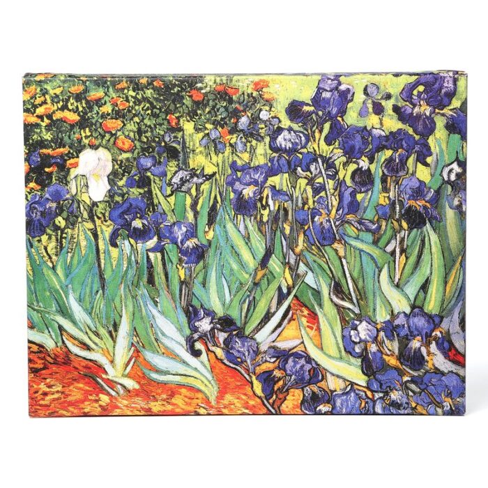 Miko ‘Irises’ by Vincent van Gogh, Iconic Van Gogh Purple & Blue Flower Oil Paining Fine Art Print, Botanical Wall Art - Chic Decora