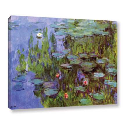 Miko Sea Roses by Claude Monet Painting on Canvas - Chic Decora