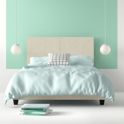 Tessie Bed Frame with Squared Tapered Legs - Chic Decora