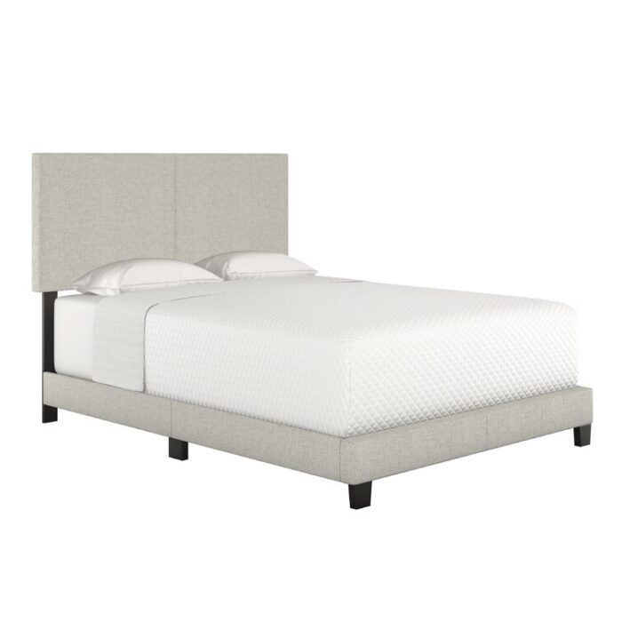 Milan Upholstered Linen Platform Bed - Chic Decora