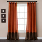 Milione Fiori Polyester Semi Sheer Curtain Pair (Set of 2) - Chic Decora