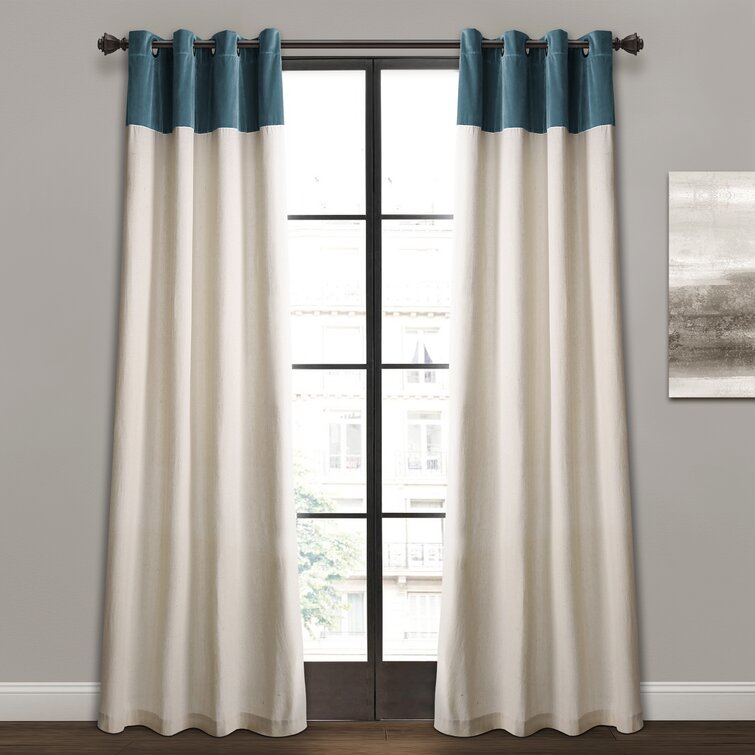 Frohna Polyester Room Darkening Curtain Pair (Set of 2) - Chic Decora