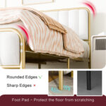 Ming Upholstered Platform Bed - Chic Decora