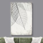 Minimal Botanical ” Translucent Leaves III “ - Chic Decora