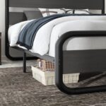 Minos Metal Bed Frame with Headboard and Footboard - Chic Decora