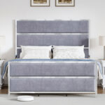 Mirabel Upholstered Platform Bed - Chic Decora