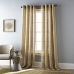 Tiller Cotton Blend Semi Sheer Curtain Pair (Set of 2) - Chic Decora