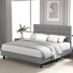 Mobolaji Upholstered Platform Bed - Chic Decora