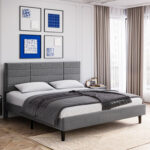 Mobolaji Upholstered Platform Bed - Chic Decora