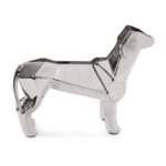 Modern Electroplated Silver Finished Kaslo Animal Figure - Chic Decora