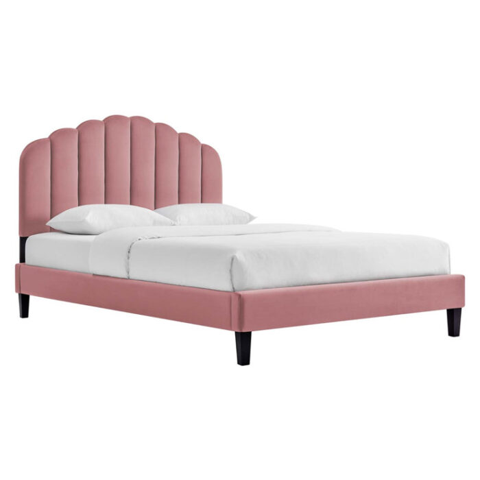 Modway Daisy Performance Velvet Platform Bed - Chic Decora