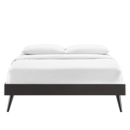 Carson Carrington Storfors Wood Queen-size Platform Bed with Round Splayed Legs - Chic Decora