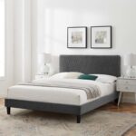 Modway Phillipa Performance Velvet Platform Bed - Chic Decora