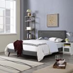 Modway Ruthie Platform Bed with Round Splayed Legs - Chic Decora