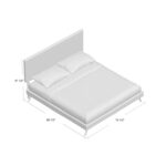 Modway Ruthie Platform Bed with Round Splayed Legs - Chic Decora