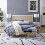 Modway Ruthie Platform Bed with Round Splayed Legs - Chic Decora