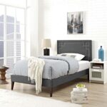 Modway Ruthie Platform Bed with Squared Tapered Legs - Chic Decora