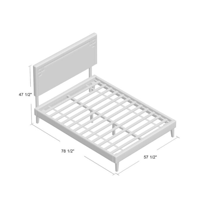 Modway Ruthie Platform Bed with Squared Tapered Legs - Chic Decora