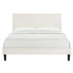 Modway Yasmine Channel Tufted Performance Velvet Platform Bed - Chic Decora