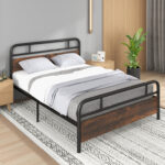 Mohler Metal Open-Frame Bed - Chic Decora