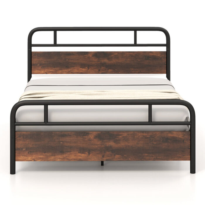 Mohler Metal Open-Frame Bed - Chic Decora