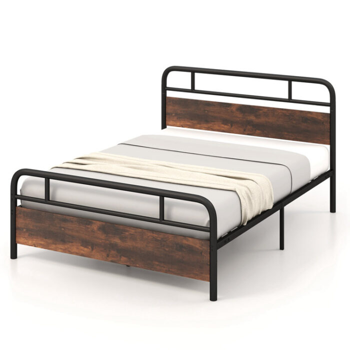 Mohler Metal Open-Frame Bed - Chic Decora