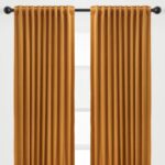 Mondragon Polyester Room Darkening Curtains / Drapes Pair (Set of 2) - Chic Decora