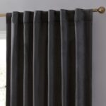 Monroy Velvet Solid Color Curtain Panels Set (Set of 2) - Chic Decora