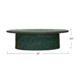 Morgane Stoneware Pedestal - Chic Decora