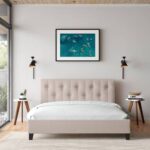 Gutzwiller Vegan Leather Platform Bed - Chic Decora