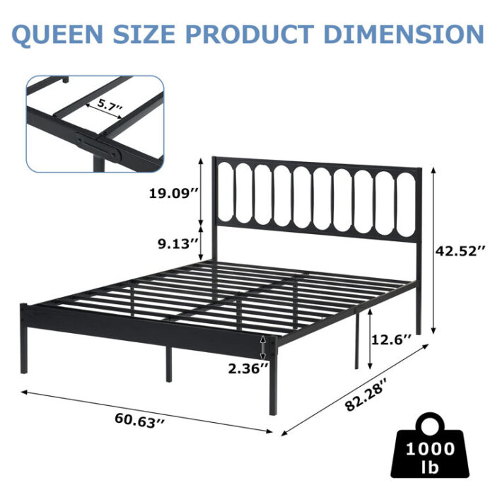 Mory Metal Bed - Chic Decora