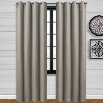 Mullet Polyester Blackout Curtain Pair (Set of 2) - Chic Decora