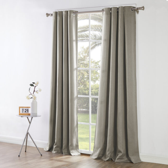 Mullet Polyester Blackout Curtain Pair (Set of 2) - Chic Decora